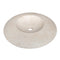 Light Travertine Natural Stone UFO Shape Sink Honed and Filled (D)21" (H)6"