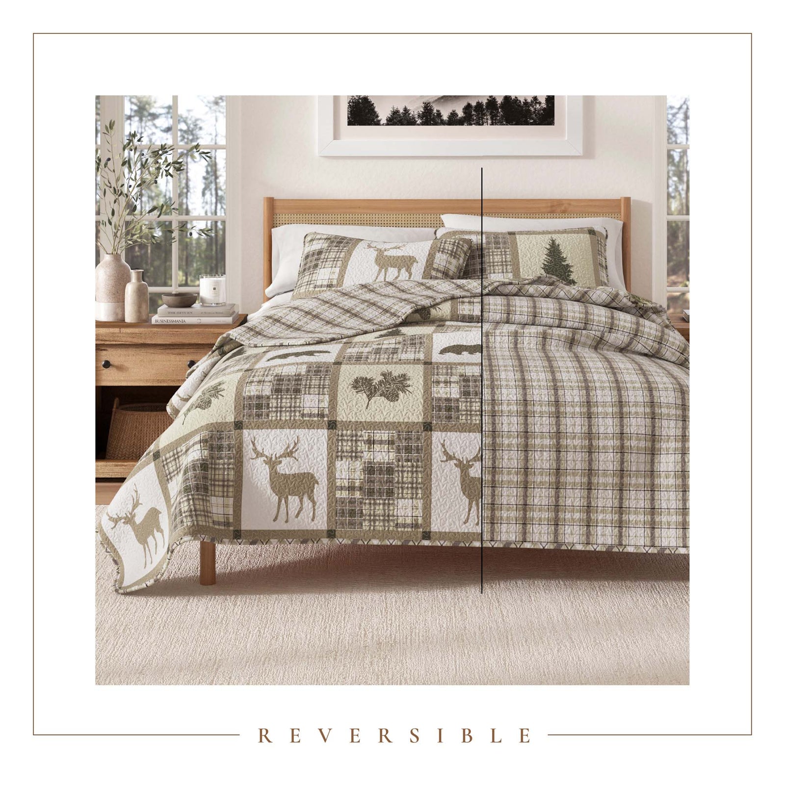 3-Piece Lodge Quilt - Stonehurst Collection