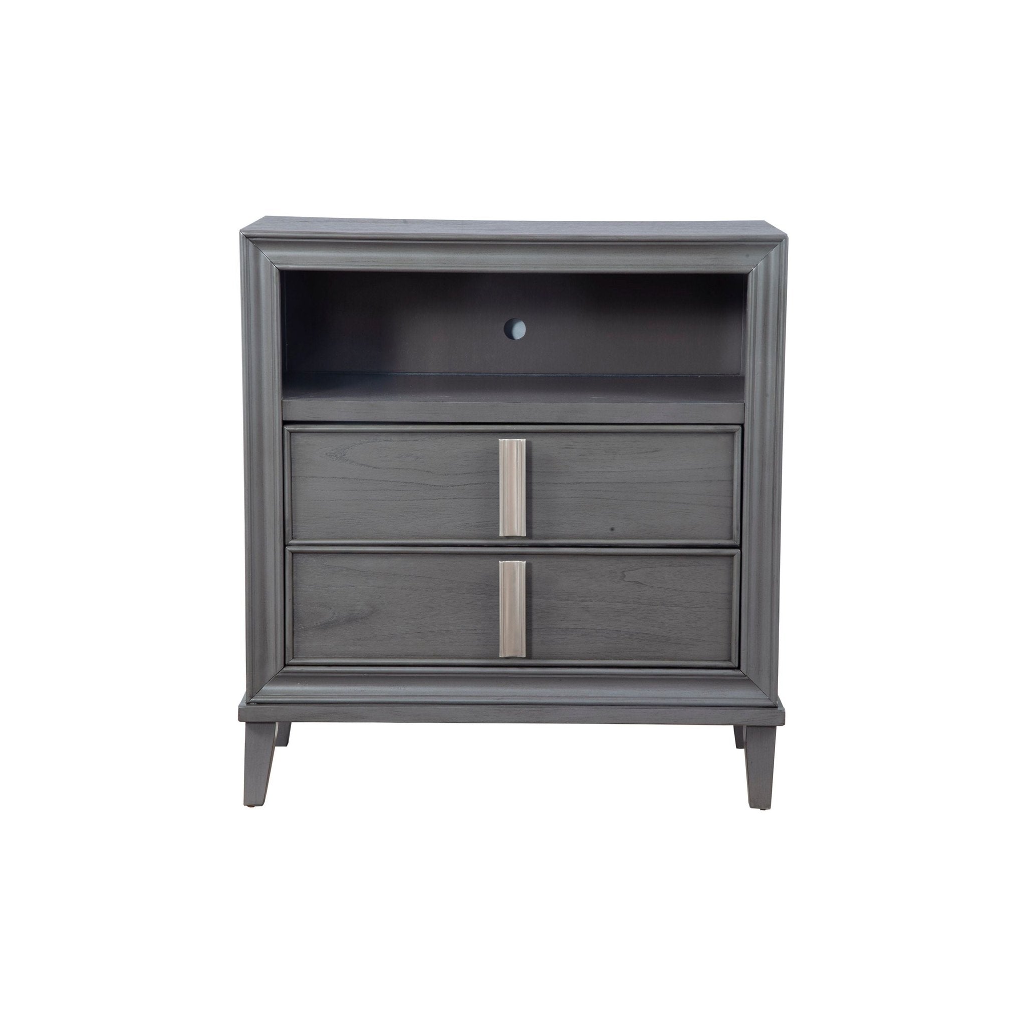 Lorraine Media Chest, Dark Grey