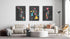 Love Art Set of 3 Prints Modern Wall Art Modern Artwork