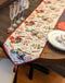DaDa Bedding Sweet Heart Love Notes Pink Floral Woven Tapestry Dining Table Runner (18273)