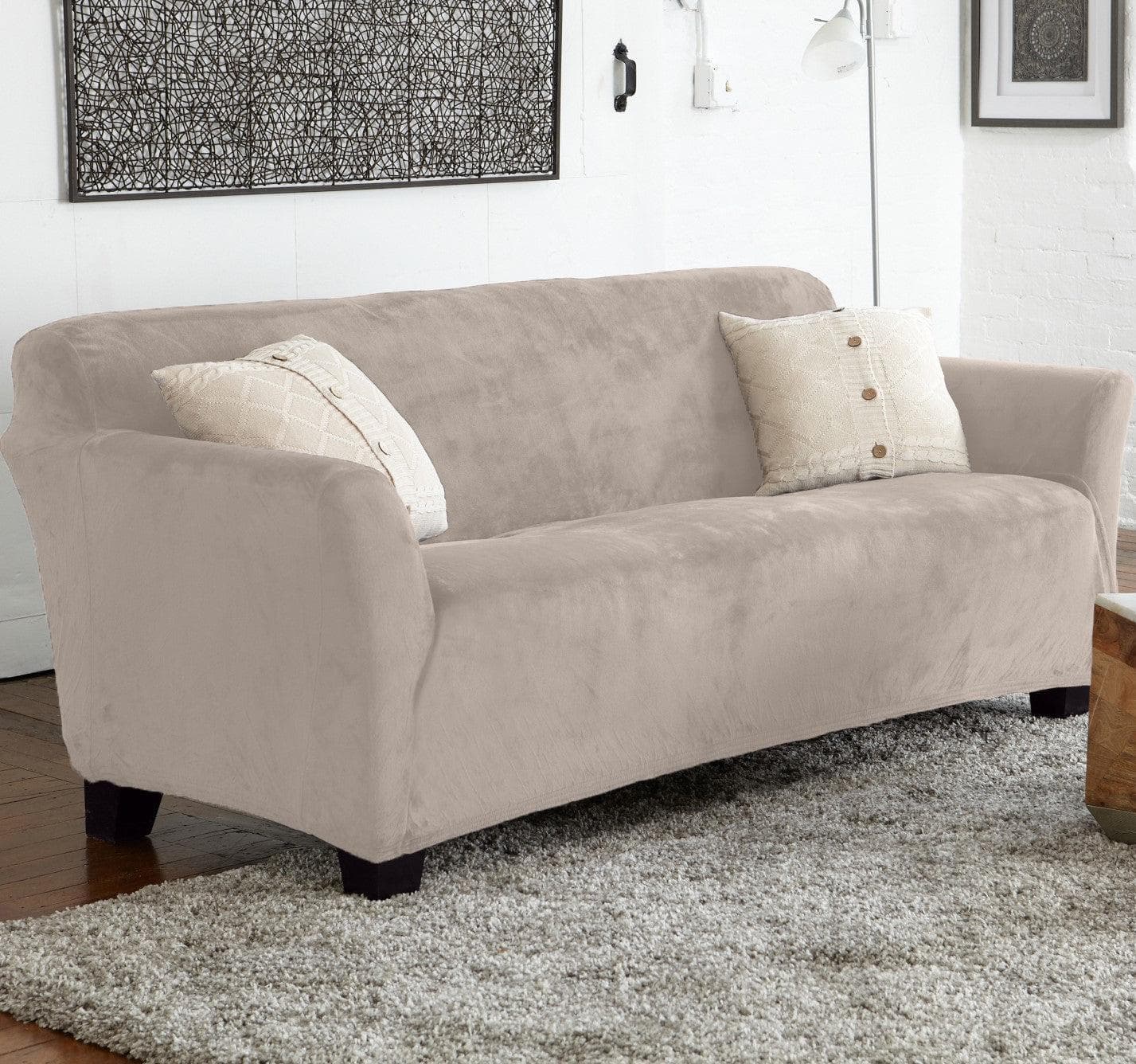Velvet Stretch Slipcover - Gale Collection