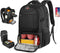50L Travel Laptop Backpack 17.3 Inch TSA Waterproof with Insulated Compartment USB