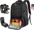 50L Travel Laptop Backpack 17.3 Inch TSA Waterproof with Insulated Compartment USB