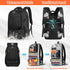 50L Travel Laptop Backpack 17.3 Inch TSA Waterproof with Insulated Compartment USB