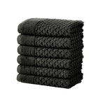 Cotton Diamond Waffle Weave Bath Towel Set - Grayson Collection