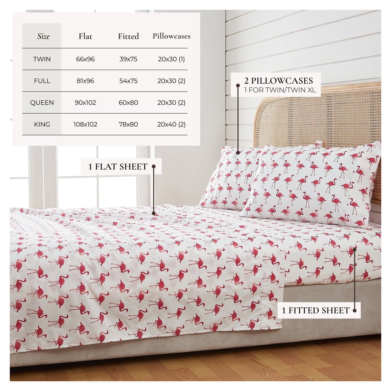 4-Piece Coastal Microfiber Sheet - Newport Collection