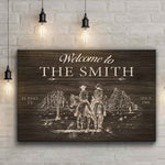Cowboy Welcome Sign