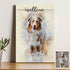 Pet Memorial Watercolor Portrait Sign II