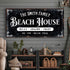 Beach House Personalized Sign III