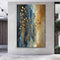 Modern Gold Leaves Wall Art