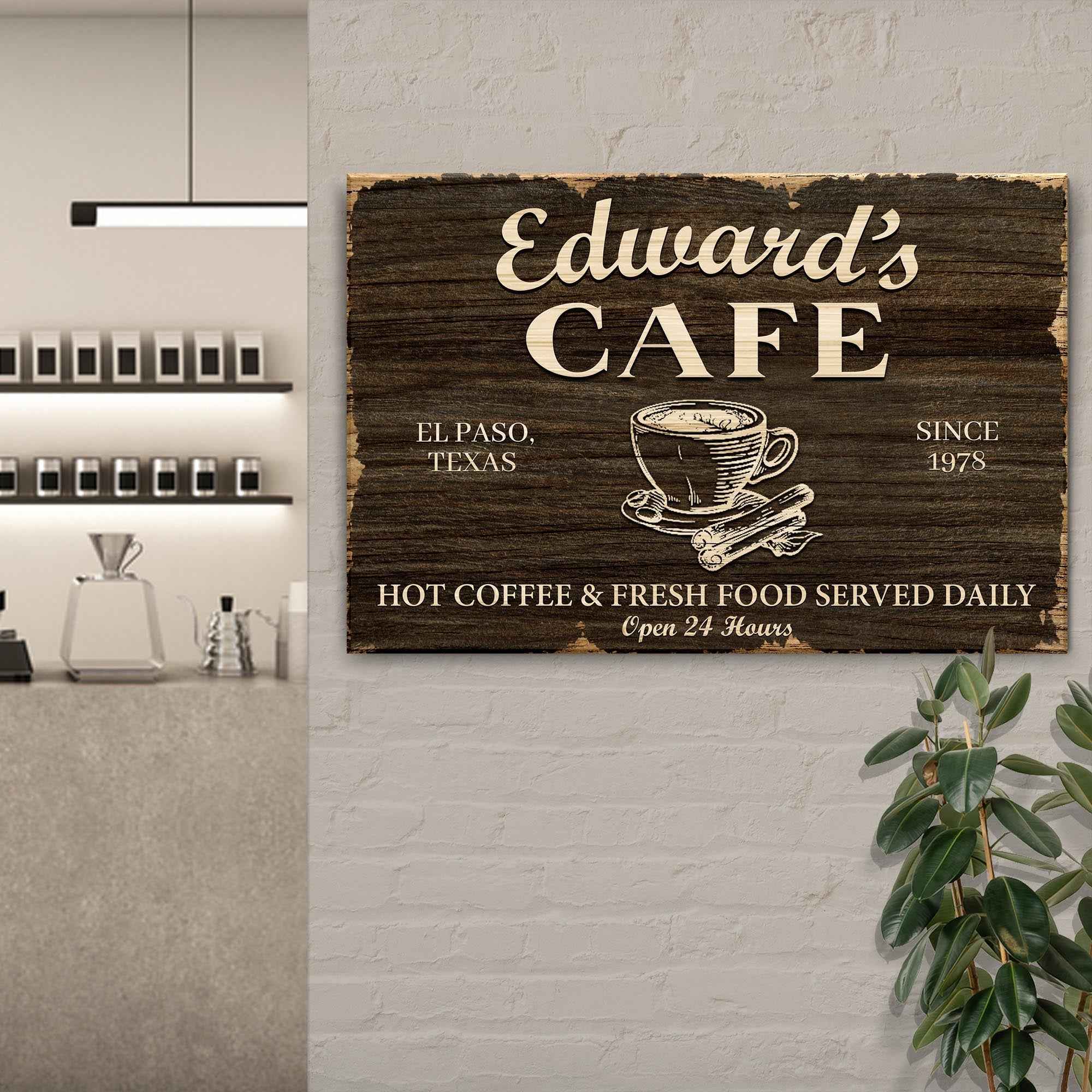 Cafe Sign III