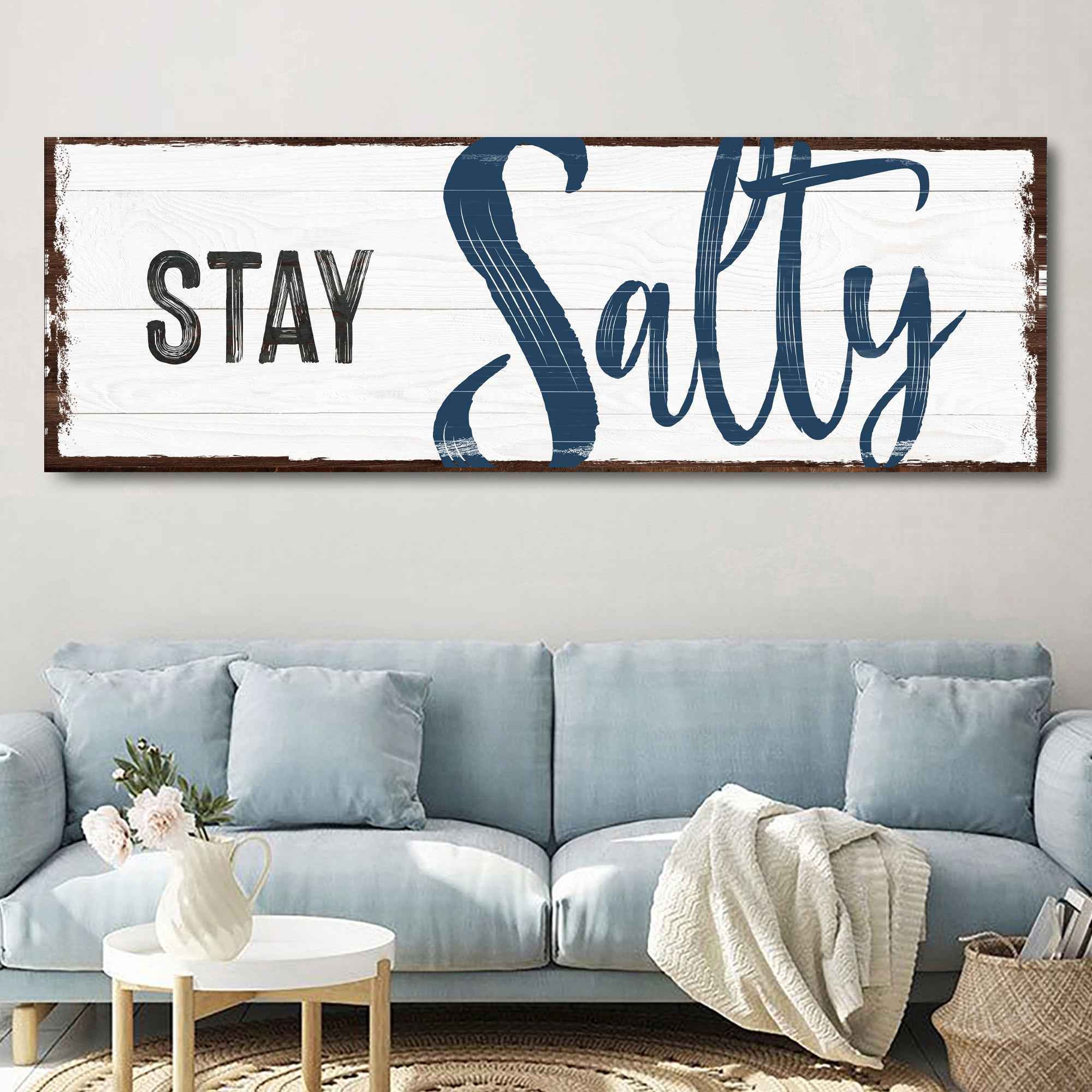 Stay Salty Coastal Sign III