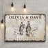 Cowboy Couple Sign
