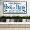 Personalized Pool Bar Sign II
