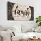 Grateful Thankful Blessed Family Sign
