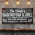 Backyard Bar & Grill Sign XXIII