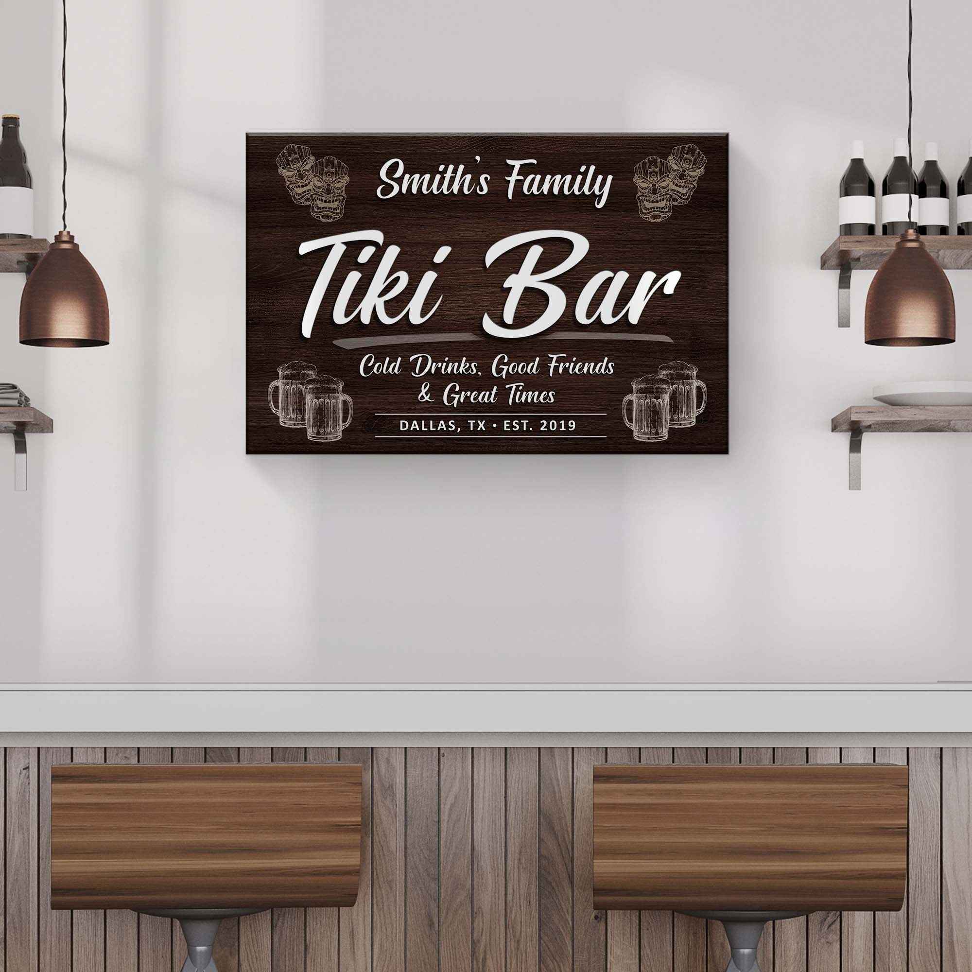 Tiki Bar Sign IV