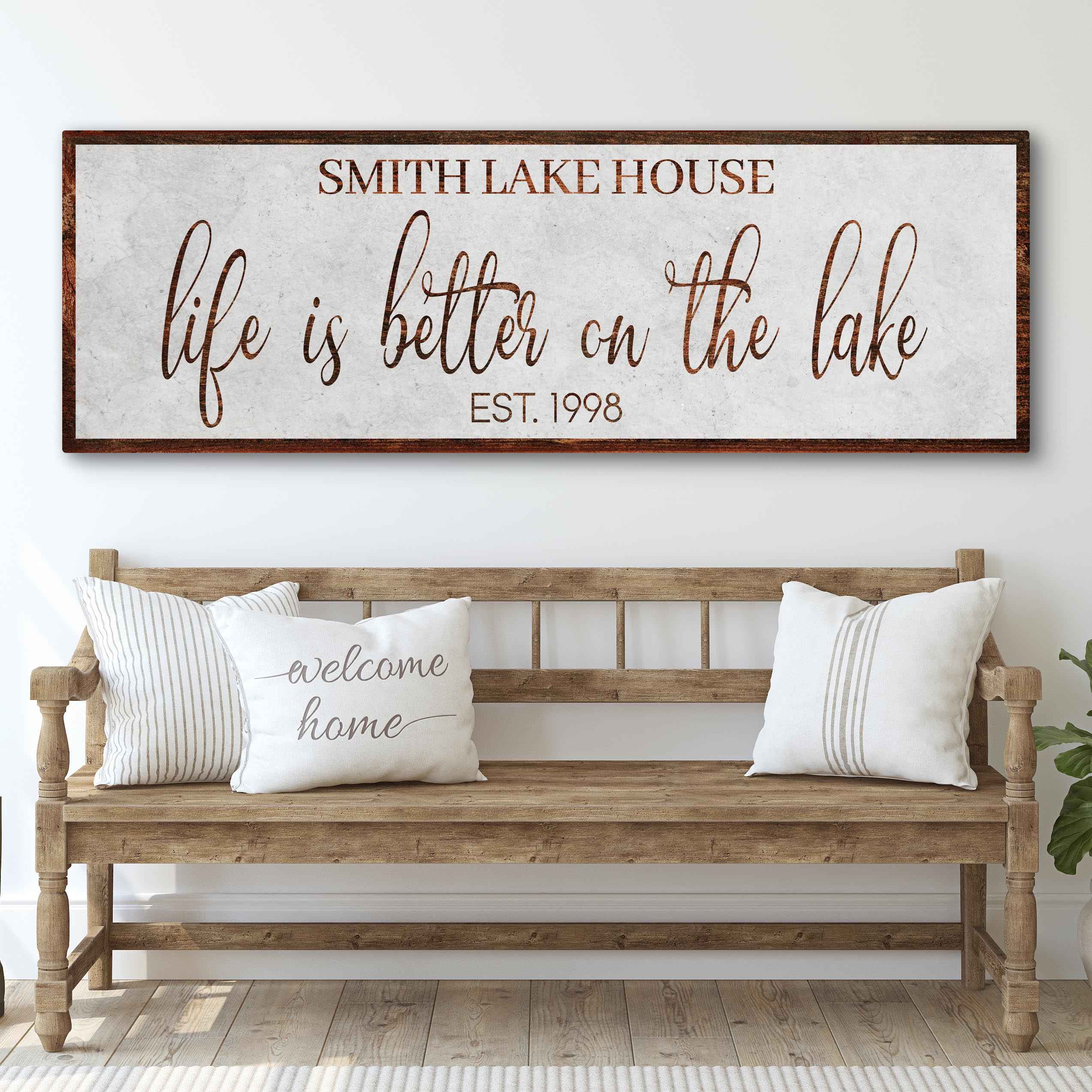 Life Is Better On The Lake Sign II