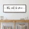 Thy Will Be Done Faith Sign III