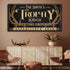 Personalized Family Antler Sign III