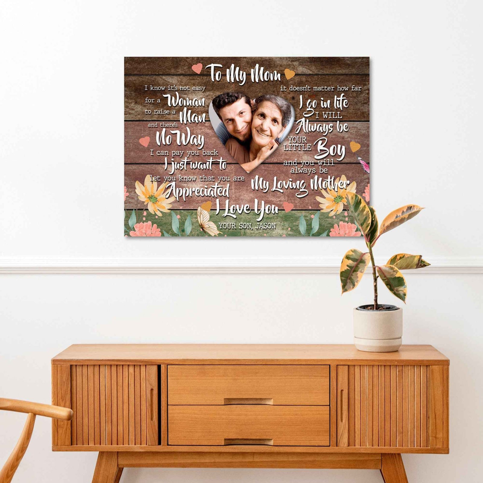Mother's Day Sign Always My Loving Mother