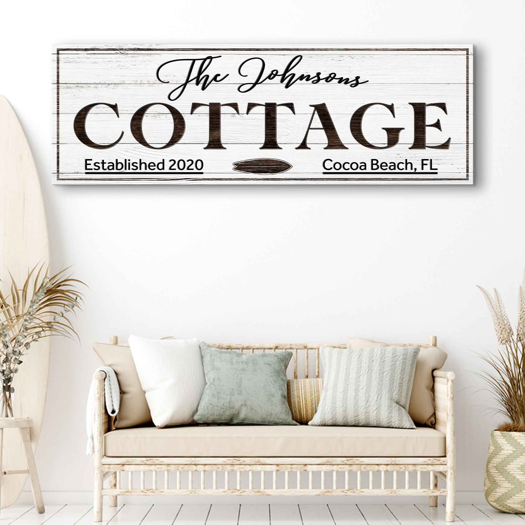 Cottage Beach House Sign