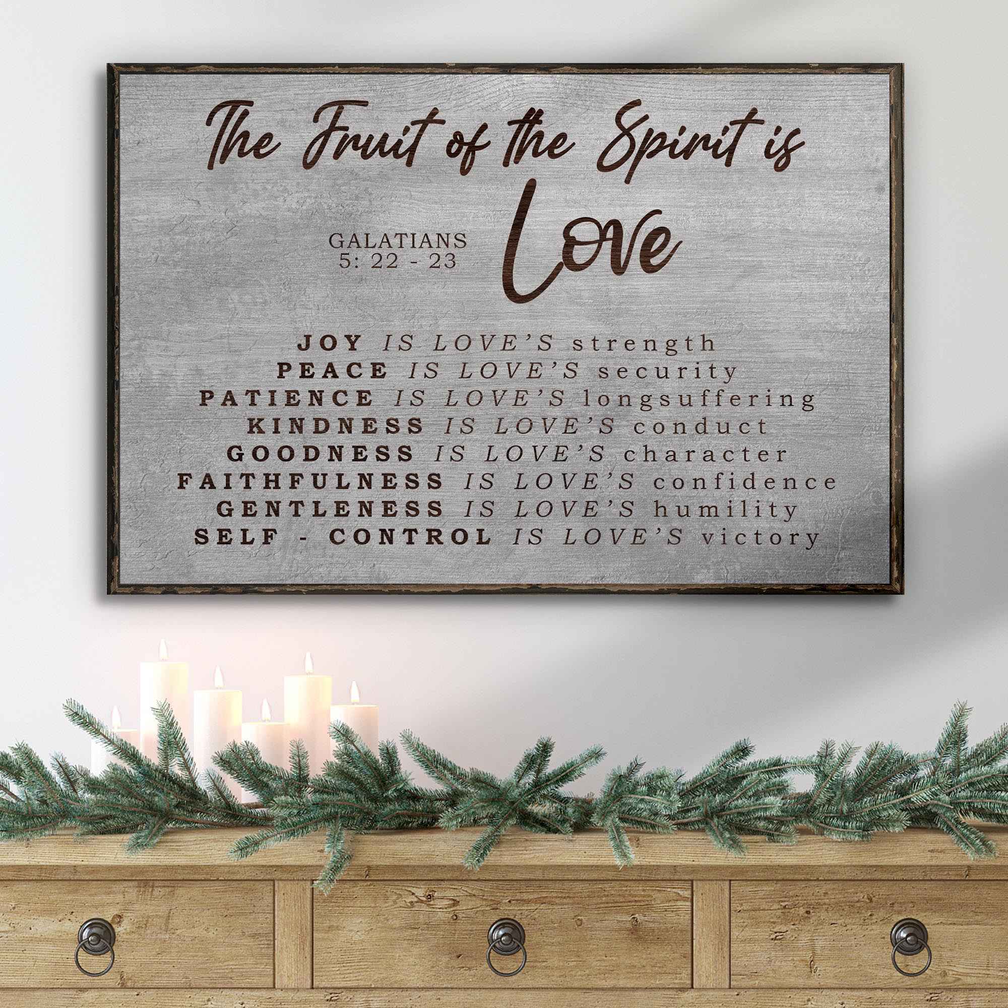 Galatians 5:22-23 - The Fruit Of The Spirit Sign III