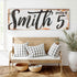 Personalized Party of Family Sign II