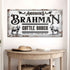 Personalized Brahman Cattle Sign