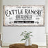 Branded Cattle Ranch Sign VI