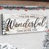 It's the most Wonderful Time of the Year Christmas Sign V