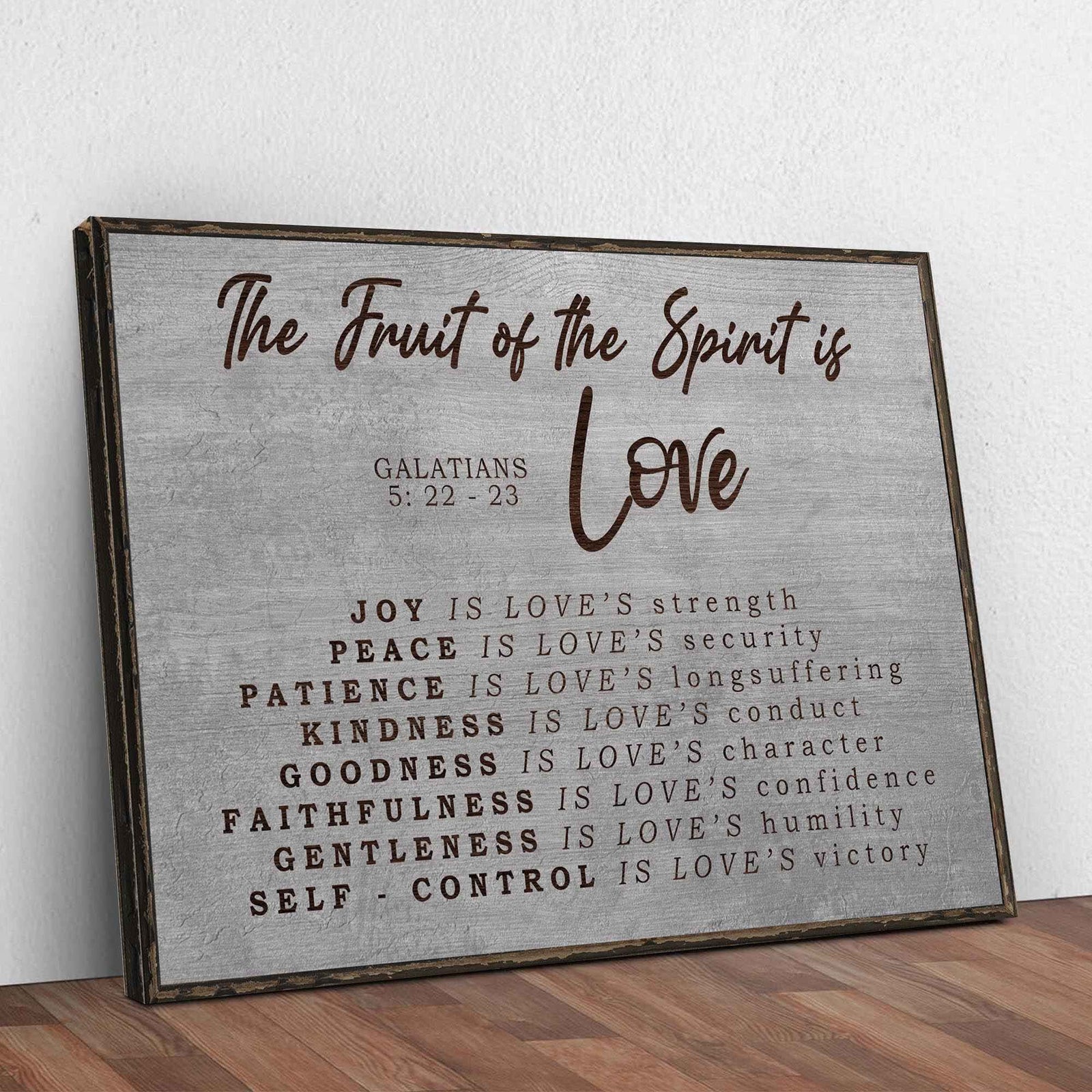 Galatians 5:22-23 - The Fruit Of The Spirit Sign III