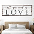 All You Need Is Love Sign