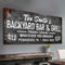 Backyard Bar & Grill Sign XXIII