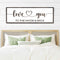 Love You To The Moon And Back Sign II
