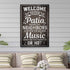 Welcome To Our Patio Sign II