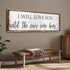 I Will Love You Until The Cows Come Home Sign