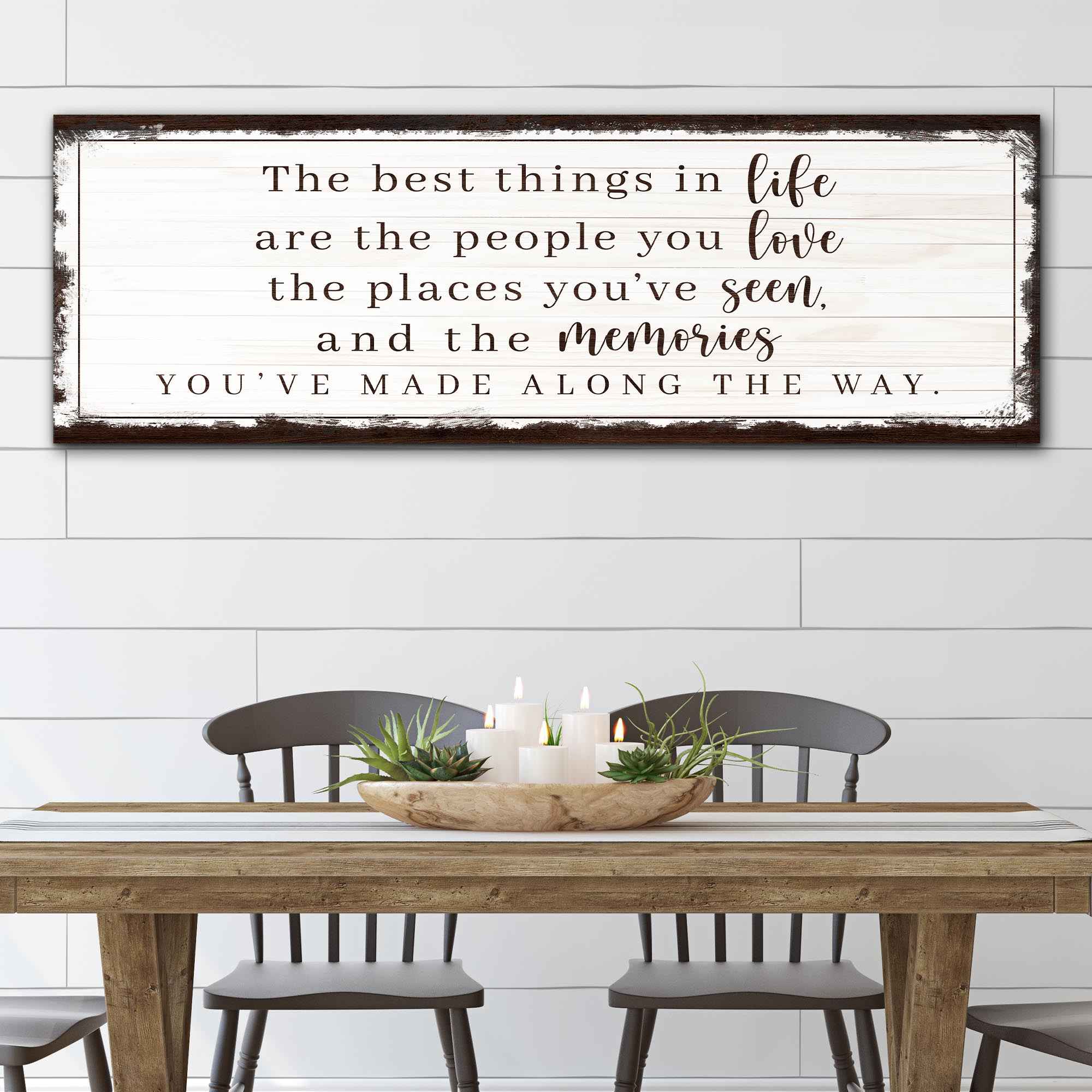 The Best Things In Life Sign VII
