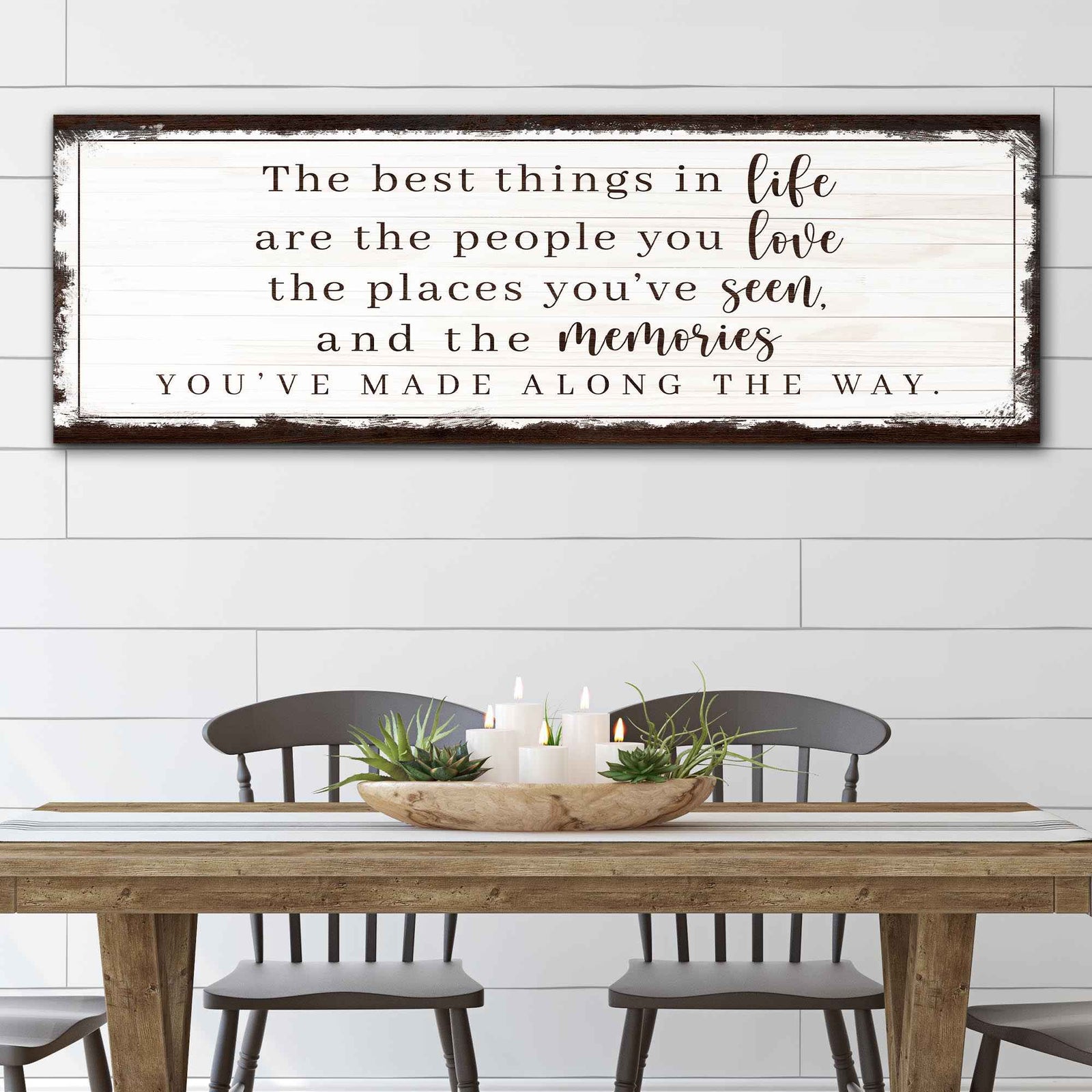 The Best Things In Life Sign VII