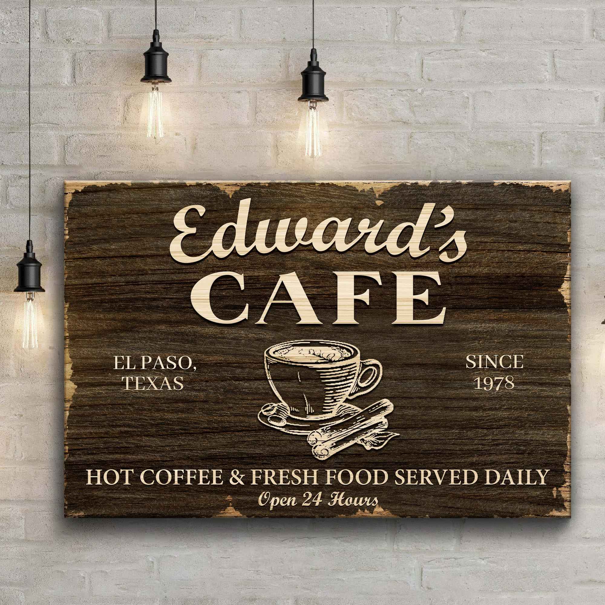 Cafe Sign III