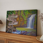 Waterfall Family Names Sign