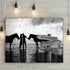 Horse Couple Sign