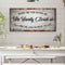 Bless The Food Before Us Kitchen Sign