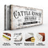 Branded Cattle Ranch Sign VI