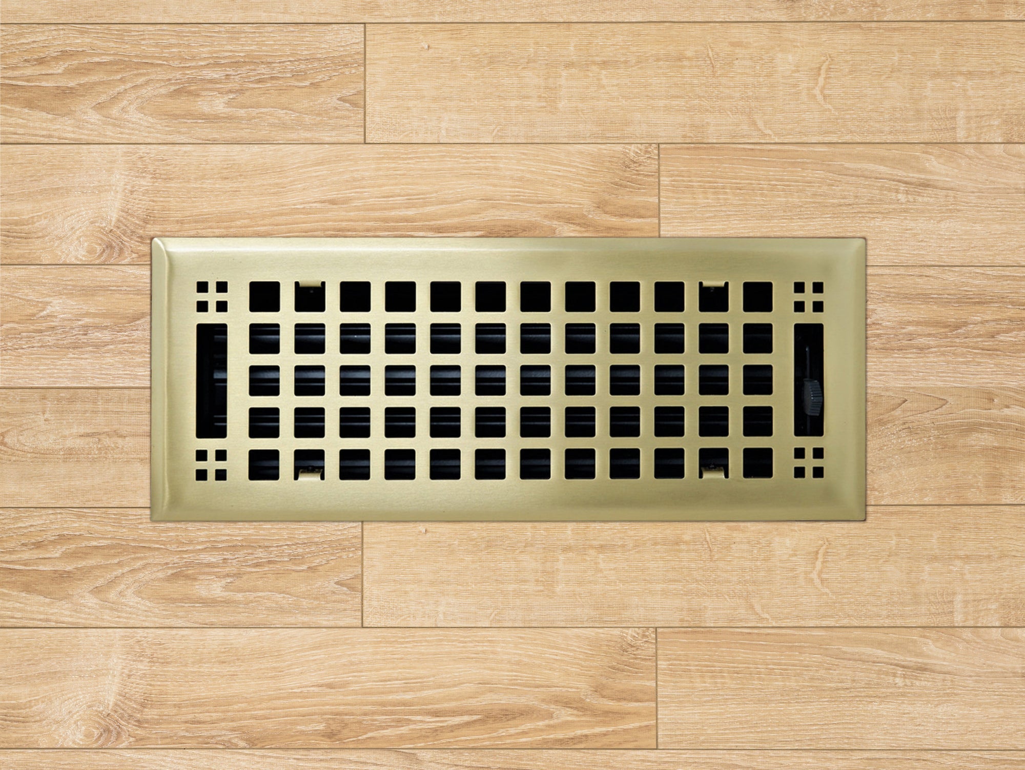 Steel Artisan Vent Covers - Brushed Brass