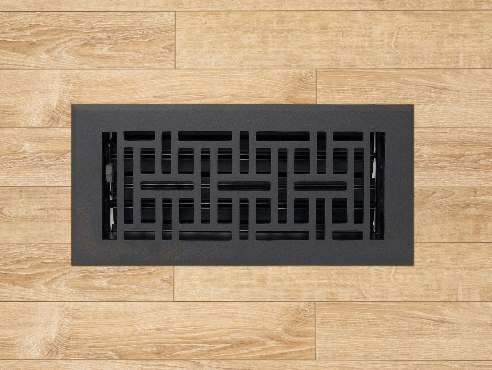 Cast Aluminum Arts & Crafts Vent Cover - Black