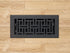 Cast Aluminum Arts & Crafts Vent Cover - Black