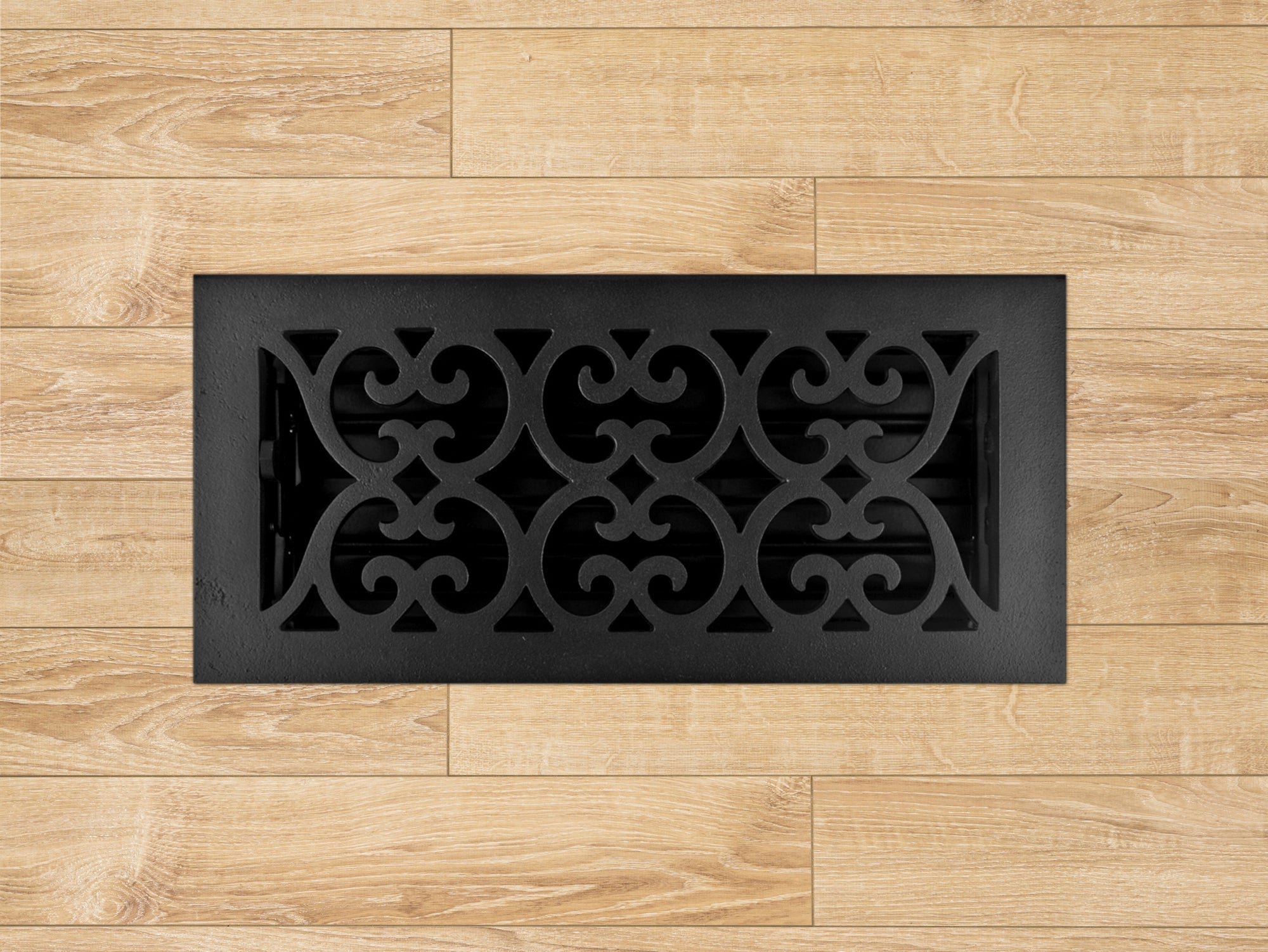 Cast Iron Heirloom Vent Covers - Black