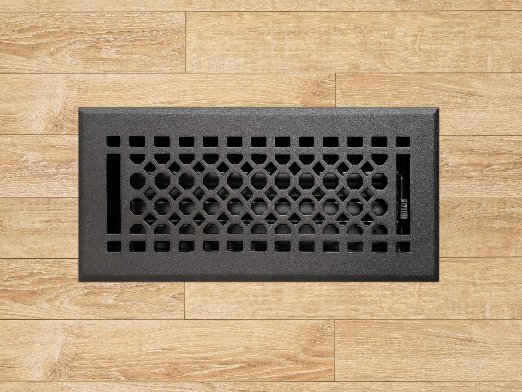 Cast Iron Honeycomb Vent Covers - Black